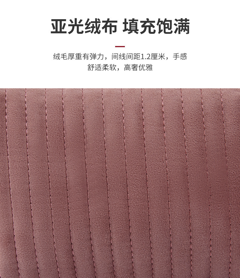 Cross-border bestseller plush makeup bag, high appearance level striped skin care and cosmetics storage bag pic 10