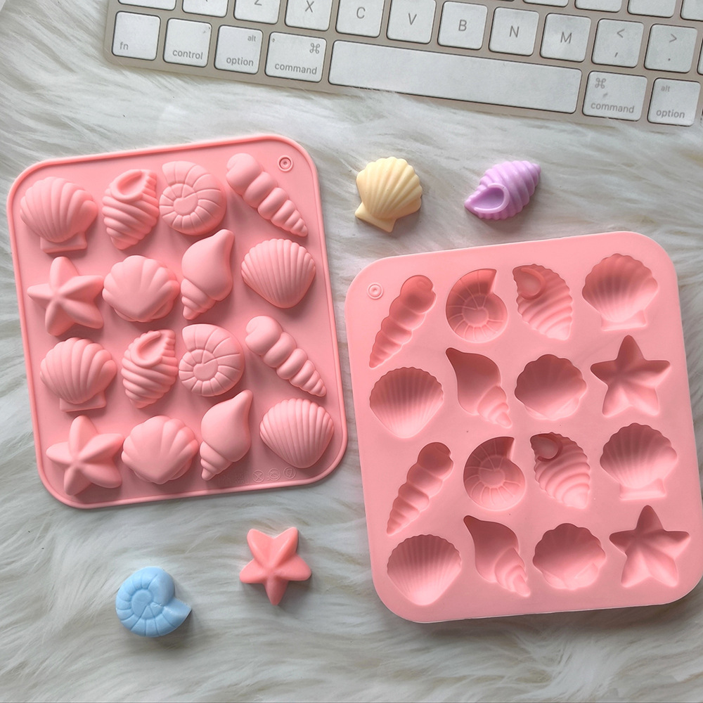 9 líneas de diferentes flores y hierbas forma de silicona de grado alimenticio molde de chocolate caramelo gelatina molde de polvo fresco molde de jabón artesanal DIY pic 12
