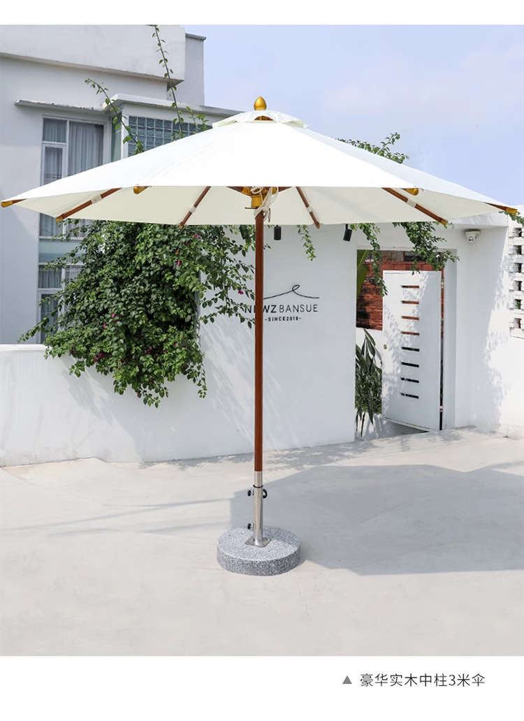 柚木户外躺椅游泳池躺床别墅室外庭院露天防水防晒温泉酒店沙滩椅详情27