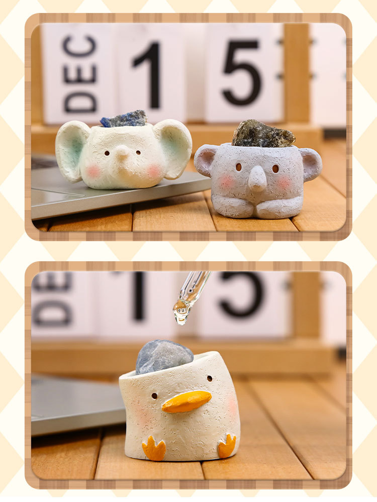 Cute and fun crystal blind box, with a variety of cartoon animal tabletop decorations and creative designs. Adorable animal blind boxes pic 16