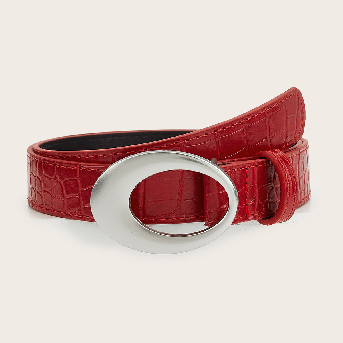 American retro y2k belt for women, 2024 new style ethnic style belt, versatile with jeans belt, high-end brown pic 1