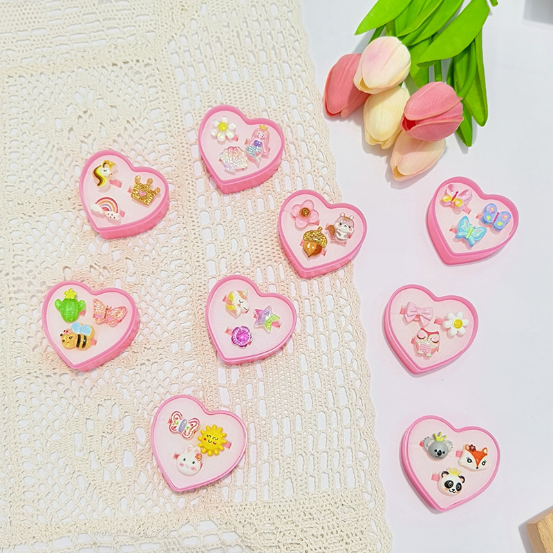 【可以】新品卡通戒指3支套装可爱公主宝石戒指玩具儿童戒指批发详情5