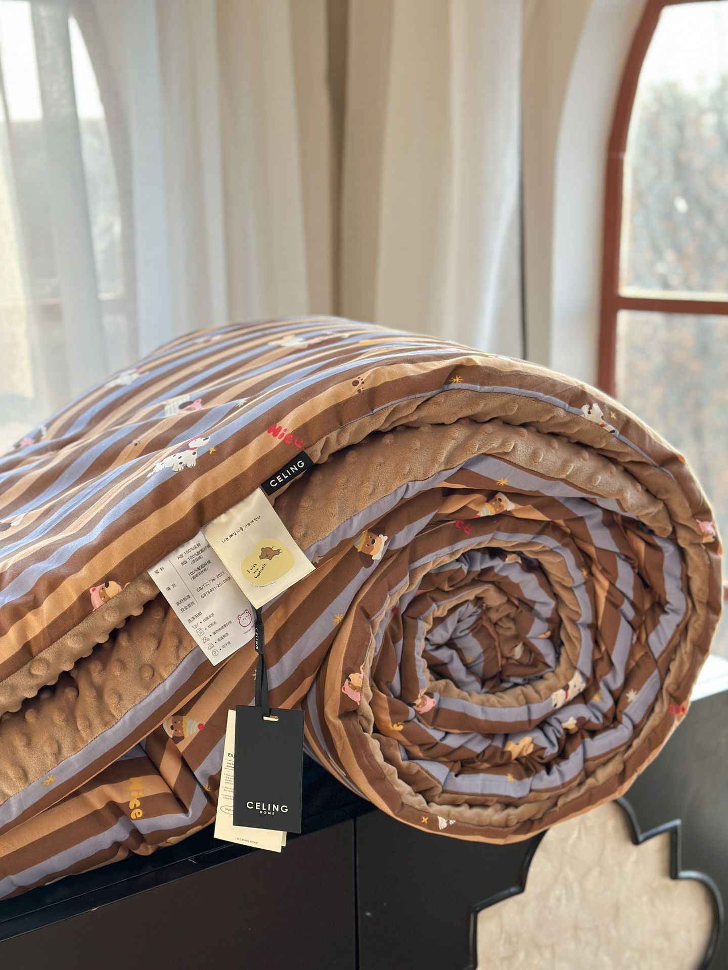 13372 All-cotton cartoon small floral print spring and autumn quilt soothing, bean quilt warm and fleece winter quilt core pic 84