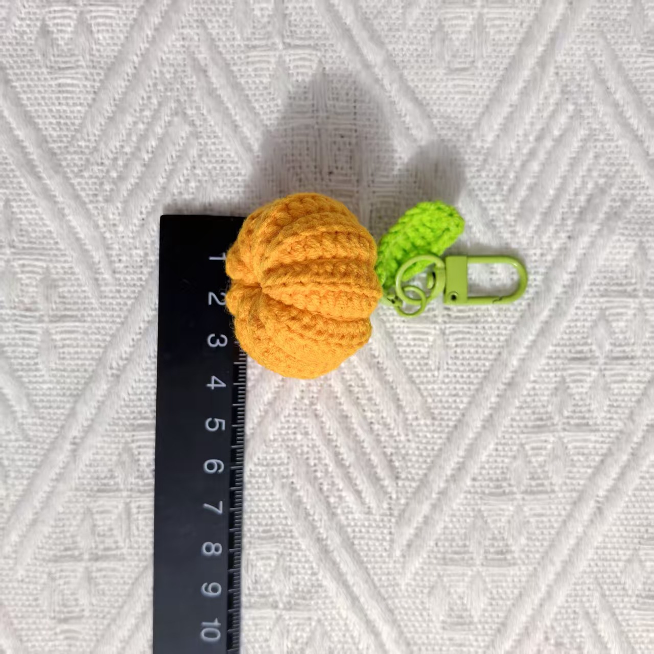 纯手工DIY钩织成品蔬菜西红柿钥匙扣小南瓜 包包挂件  手机挂饰详情9