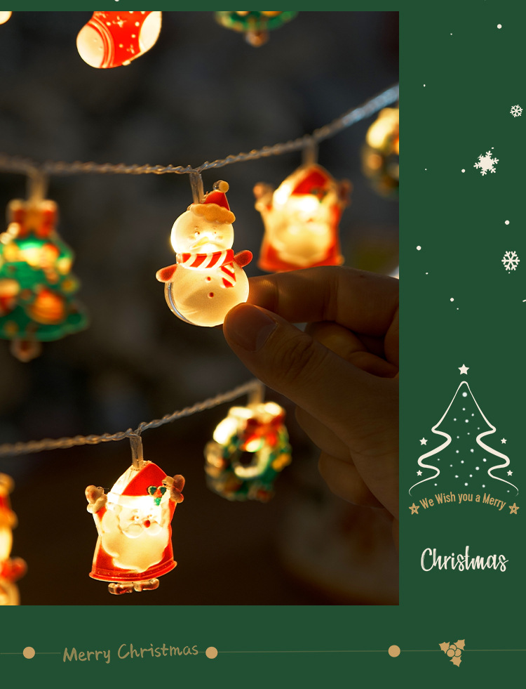 2025 New Christmas colored lights, led light strings, Christmas tree light strips, decorative lights, atmosphere lights, festival lights and hanging lights pic 6