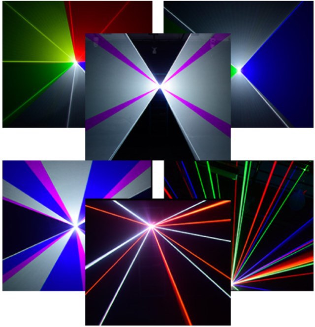 10W, 12W, 15W full-color animated laser light LED scanning laser performance, bar night club, KTV voice-controlled stage pic 7