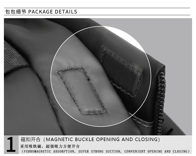 ins trendy brand chest bag for men, casual Japanese single-shoulder bag for men, small backpack for men, trendy crossbody bag for men, new waist bag for men pic 17