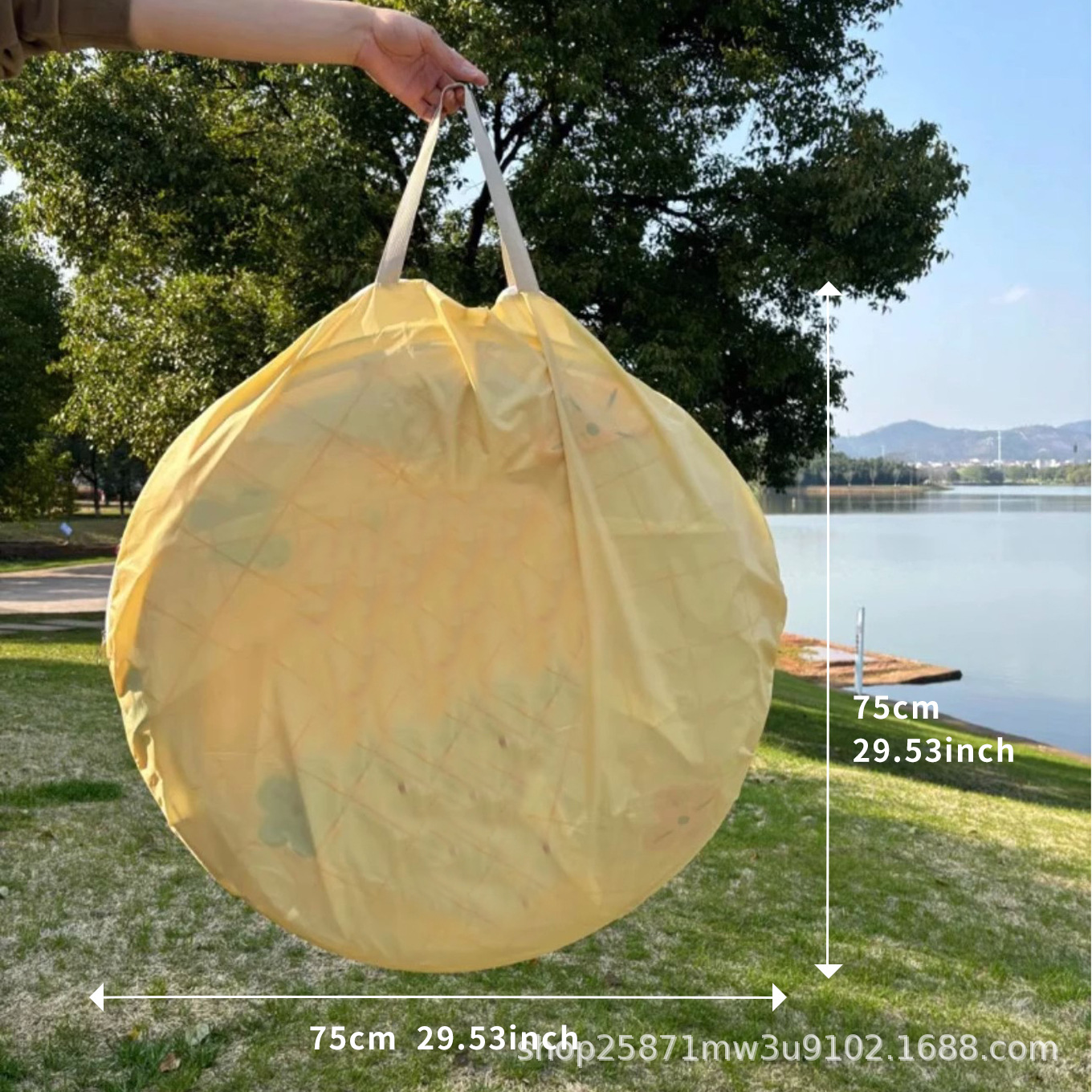 韩国ins户外帐篷便携式折叠一键开合露营帐篷防晒遮阳蓬沙滩帐篷详情2