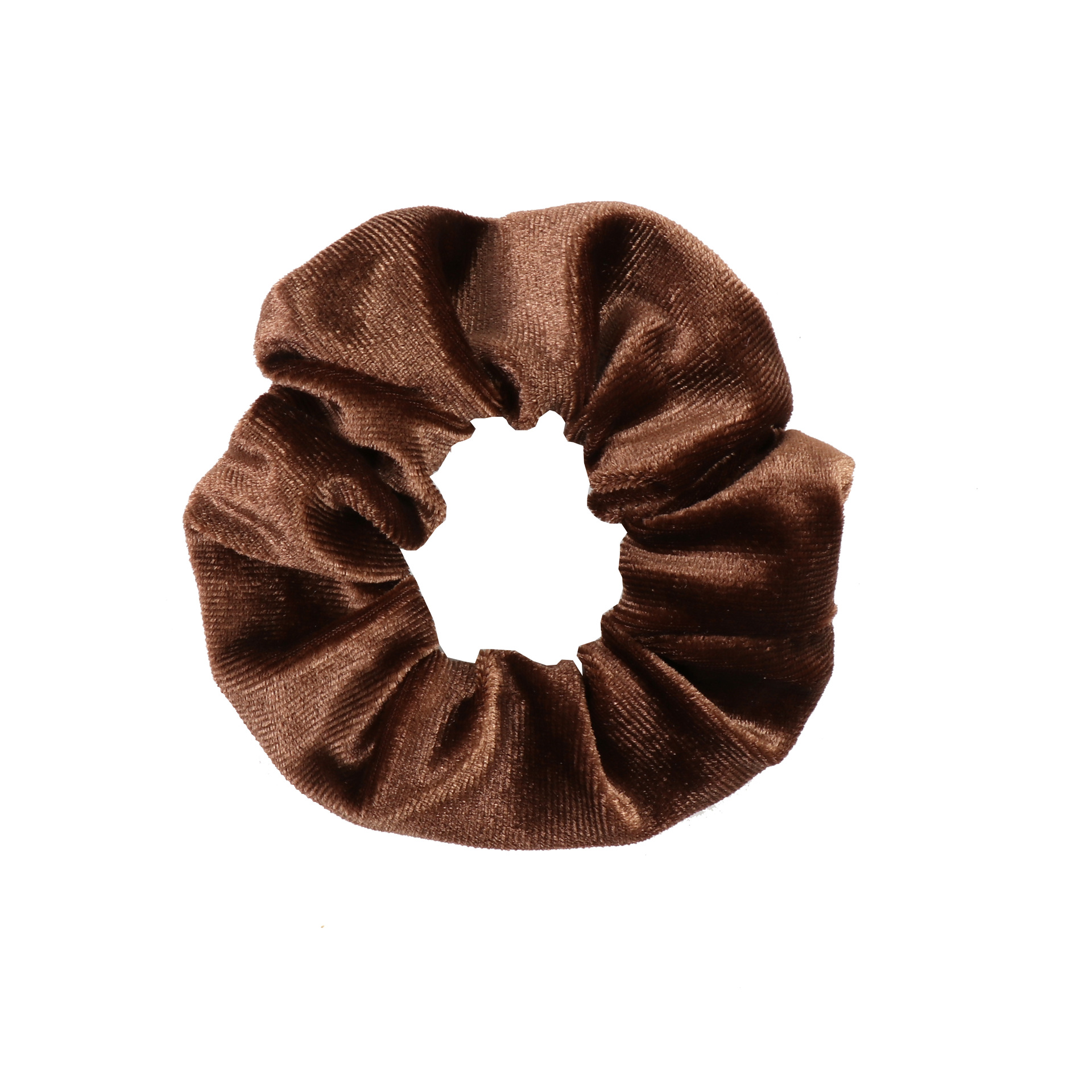 Cross-border Korean velvet 12-color invisible zipper large intestine hair band, European and American velvet simple and retro solid color hair tie accessory pic 12