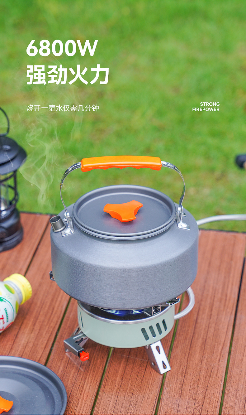 新款便携折叠燃气炉 户外野营炉头烧烤火炉电子点火户外野营炉头详情2