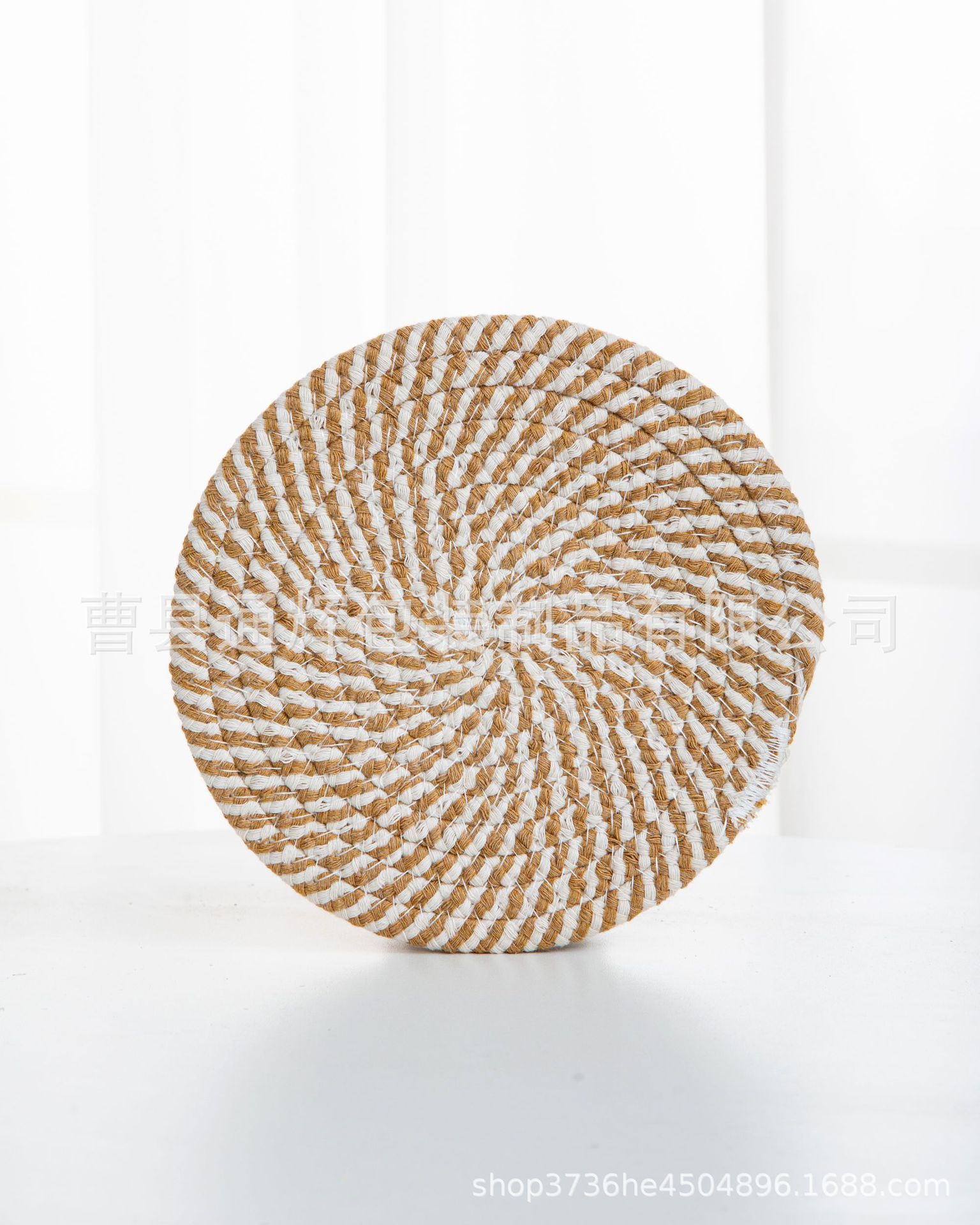 碗垫隔热餐垫圆形麻编织杯垫隔热盘垫装饰道具垫子家用防烫锅垫详情8