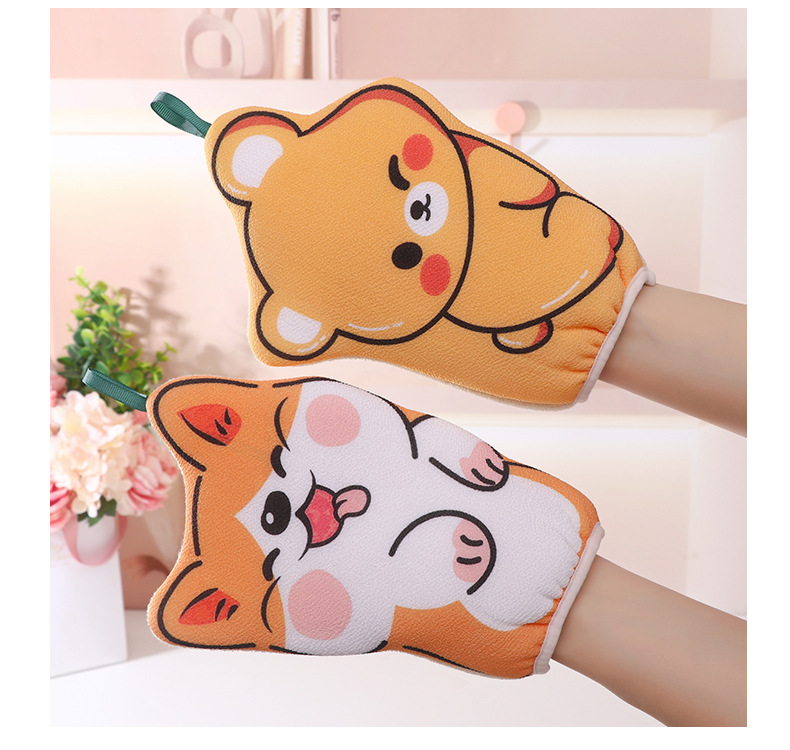 可爱卡通搓澡巾沐浴球工厂搓澡神器下泥洗澡巾新款浴花两用搓澡巾详情21