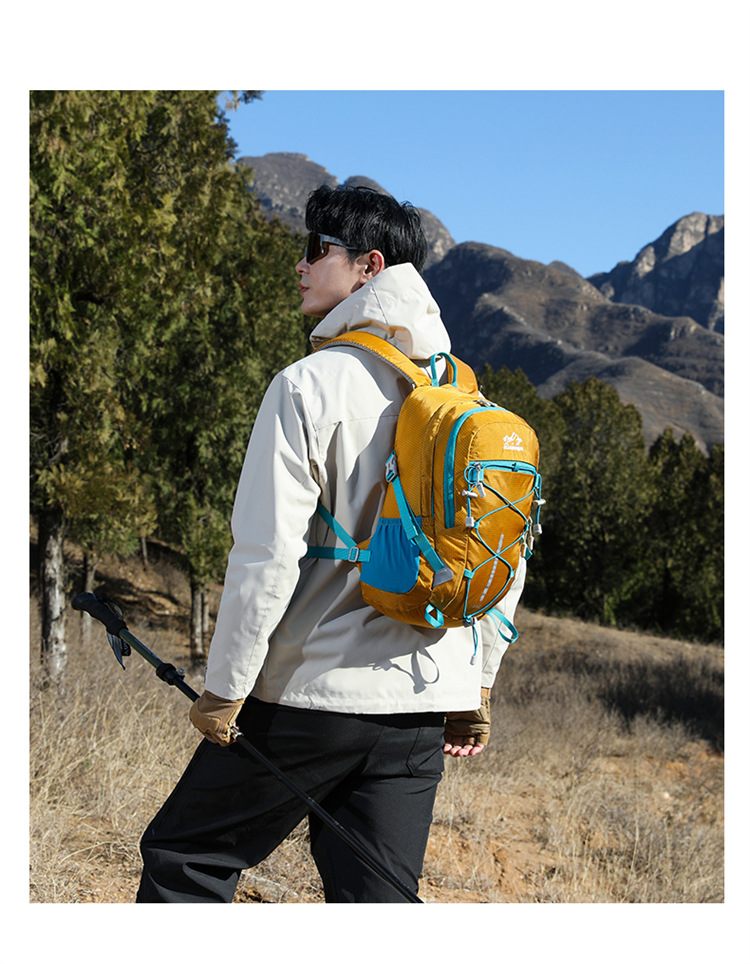 Al aire libre mochila de escalada peso ligero a prueba de agua mochila de senderismo ciclismo camping mochila de viaje fabricante al por mayor pic 15
