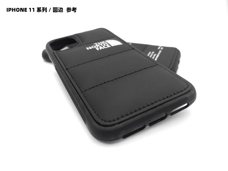 羽绒服北面适用iPhone16promax填充棉手机壳14promax充棉羽绒服13详情12