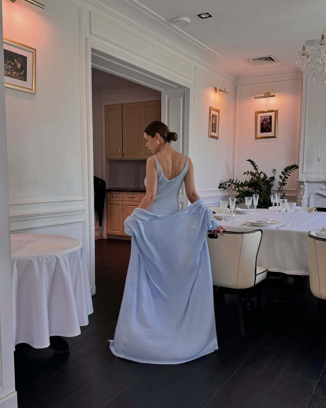 2025 Cross-border Bestseller Pure Cotton Knitted Set: Sexy Deep V halter long Dress + Lazy cardigan: Soft and skin-friendly pic 28