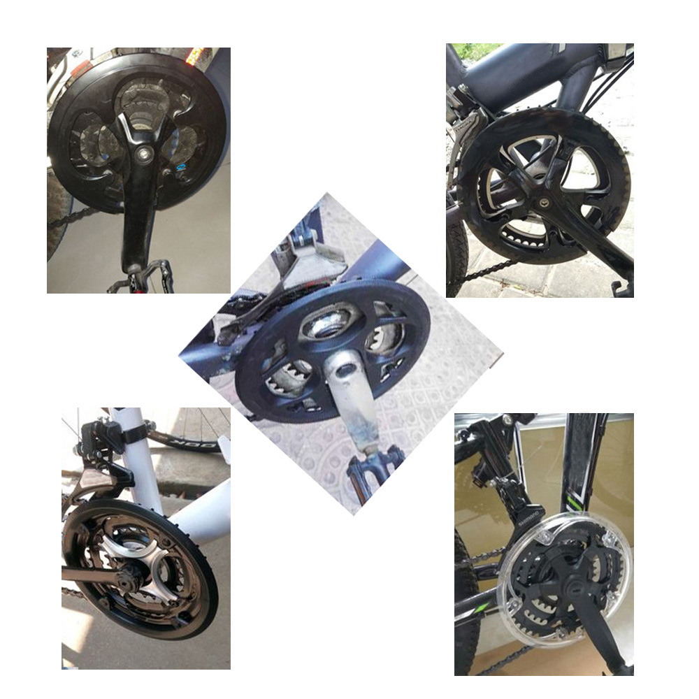 Mountain bike chainring guard, protective cover, chainring cover, plastic guard, four-hole chainring cover, multi-specification protective cover pic 42