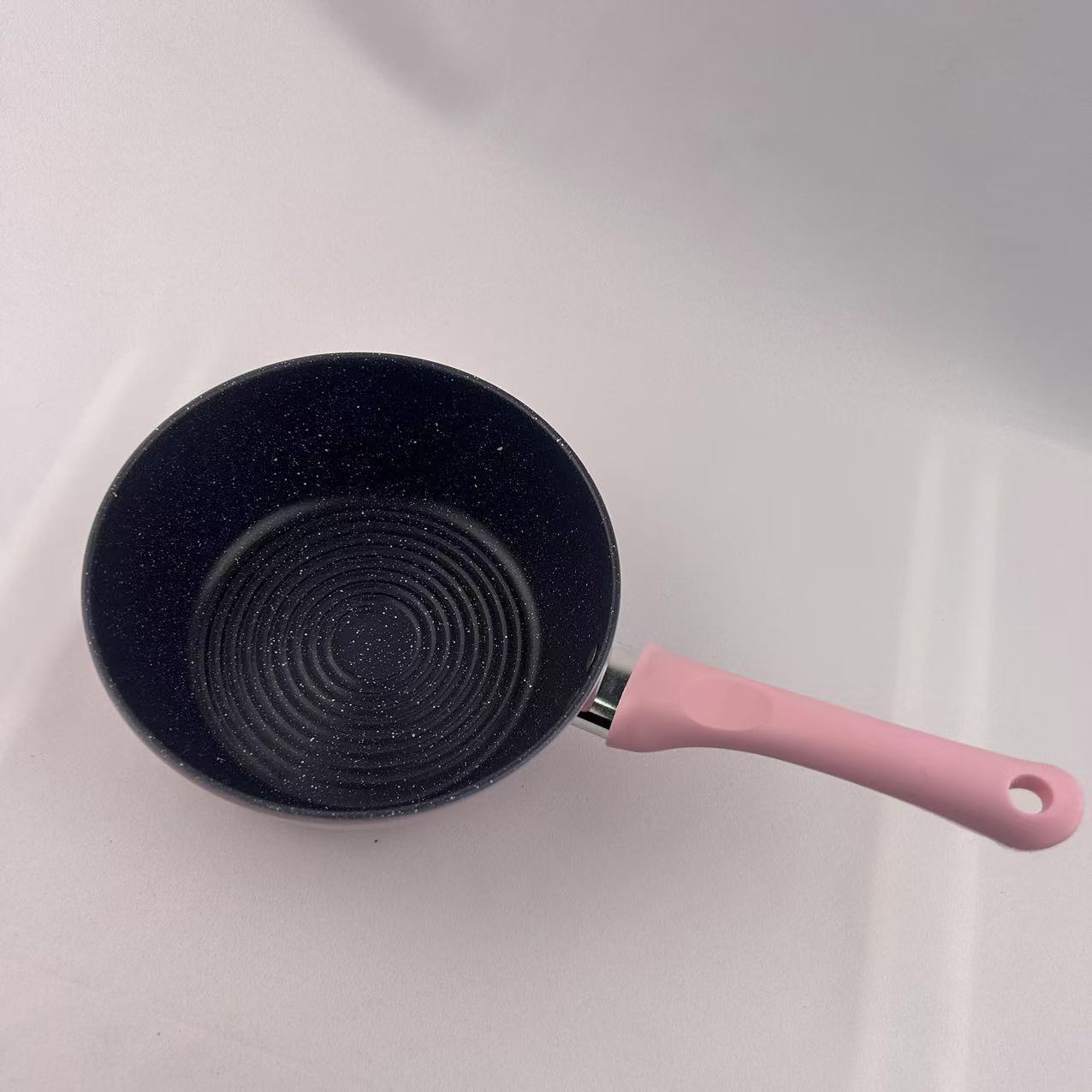 18cm household tourmaline non-stick pot, small milk pot, noodle cooking pot, non-stick pot, small pot for dormitory pic 9