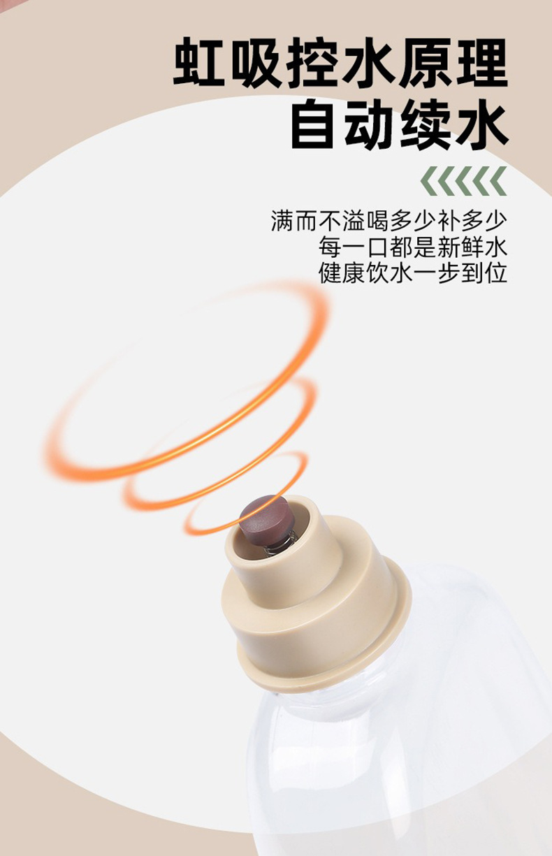 爱优汇猫咪狗狗悬挂笼子自动饮水机便捷自动喂食喂水器大容量宠物详情9