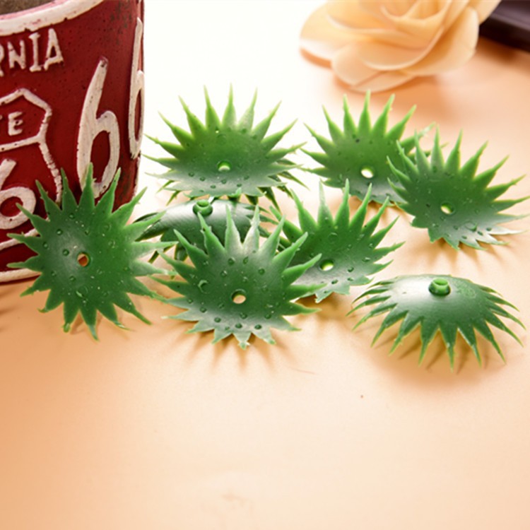 批发菊花托仿真花配件假花材料塑料花托清明绢花制作花类配件花底详情2