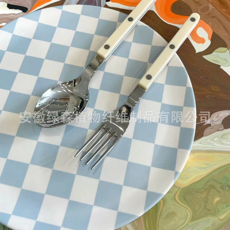 现货XeniaTaler加拿大竹纤维盘子餐具耐摔水果早餐盘面包甜品盘详情23