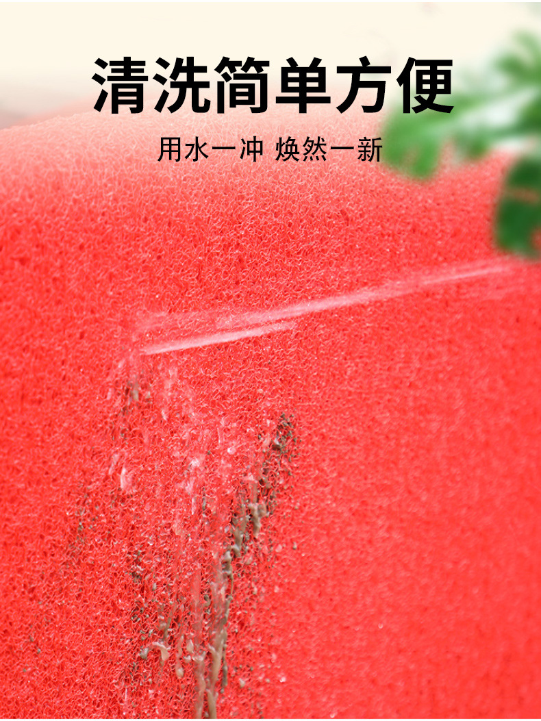 商用门口防水塑料丝圈脚垫耐脏防滑可裁剪入户门地垫家用地毯详情7