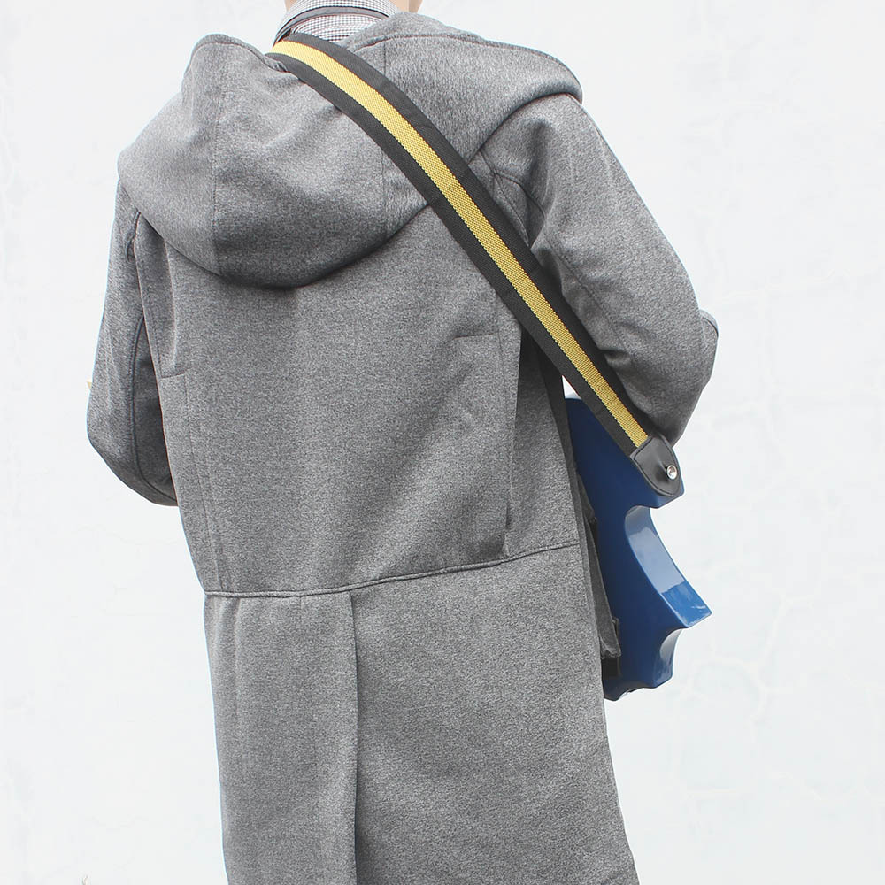 批发民谣吉他背带电木吉他贝斯肩带普及条纹背带尤克里里斜跨背带详情3