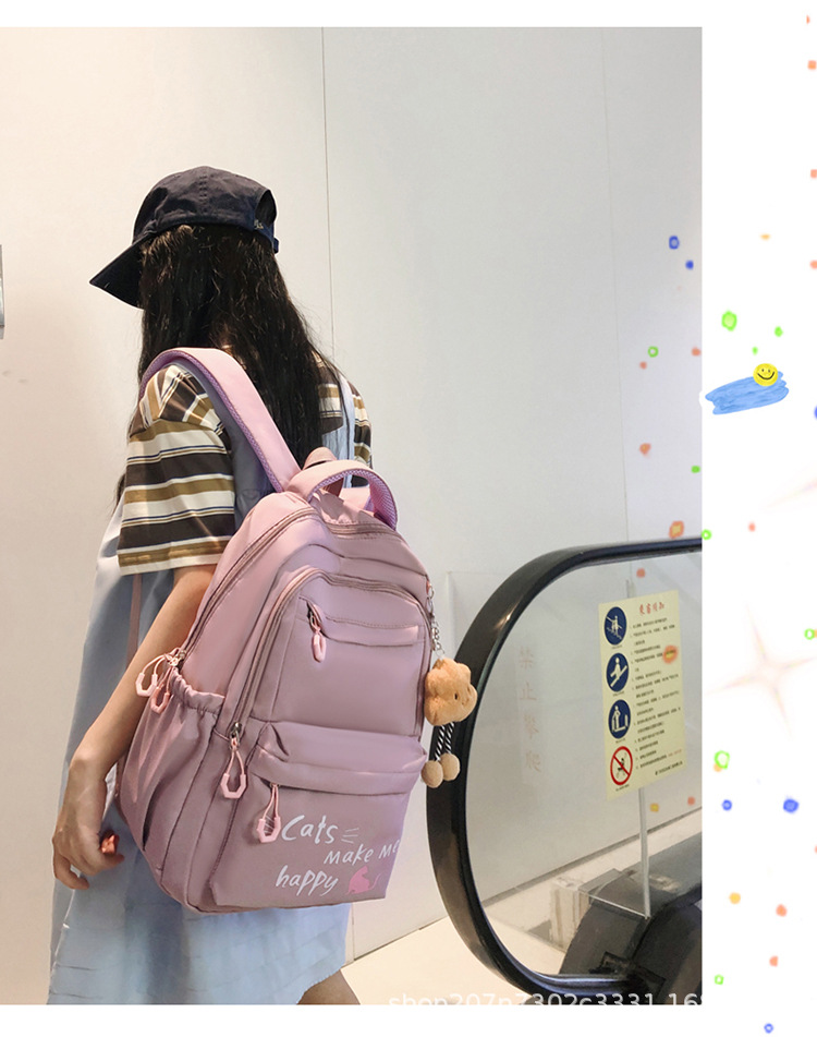 书包女小学生三到六年级轻便减负大容量双肩包新款初中高中生背包详情15