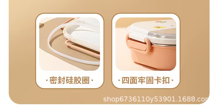 316不锈钢保温饭盒幼儿园学生食品级儿童分格便当餐盒食堂打饭盒详情18