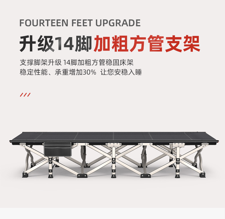 70cm high single folding bed, office nap bed, nap lounge chair, simple home companion, portable camp bed pic 8