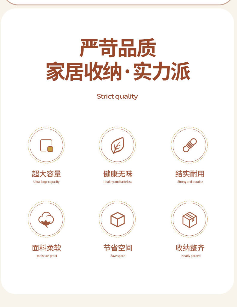 被子防尘袋搬家打包带袋手提收纳袋行李旅行袋防潮大容量加厚加大详情3