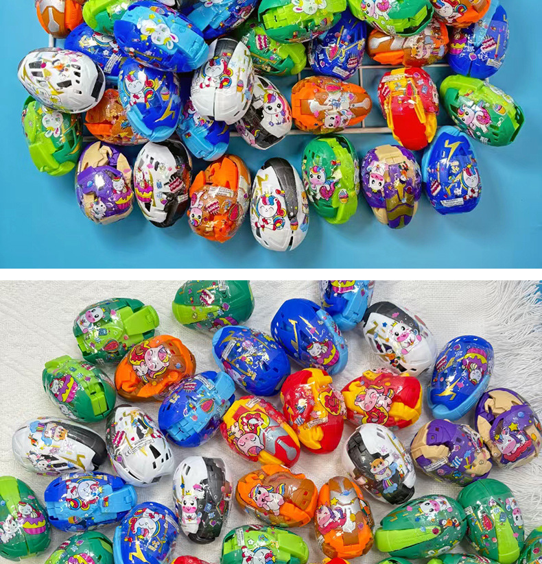 现货批发彩色恐龙蛋儿童玩具爆形恐龙蛋变形扭蛋电玩城游艺机专用详情7