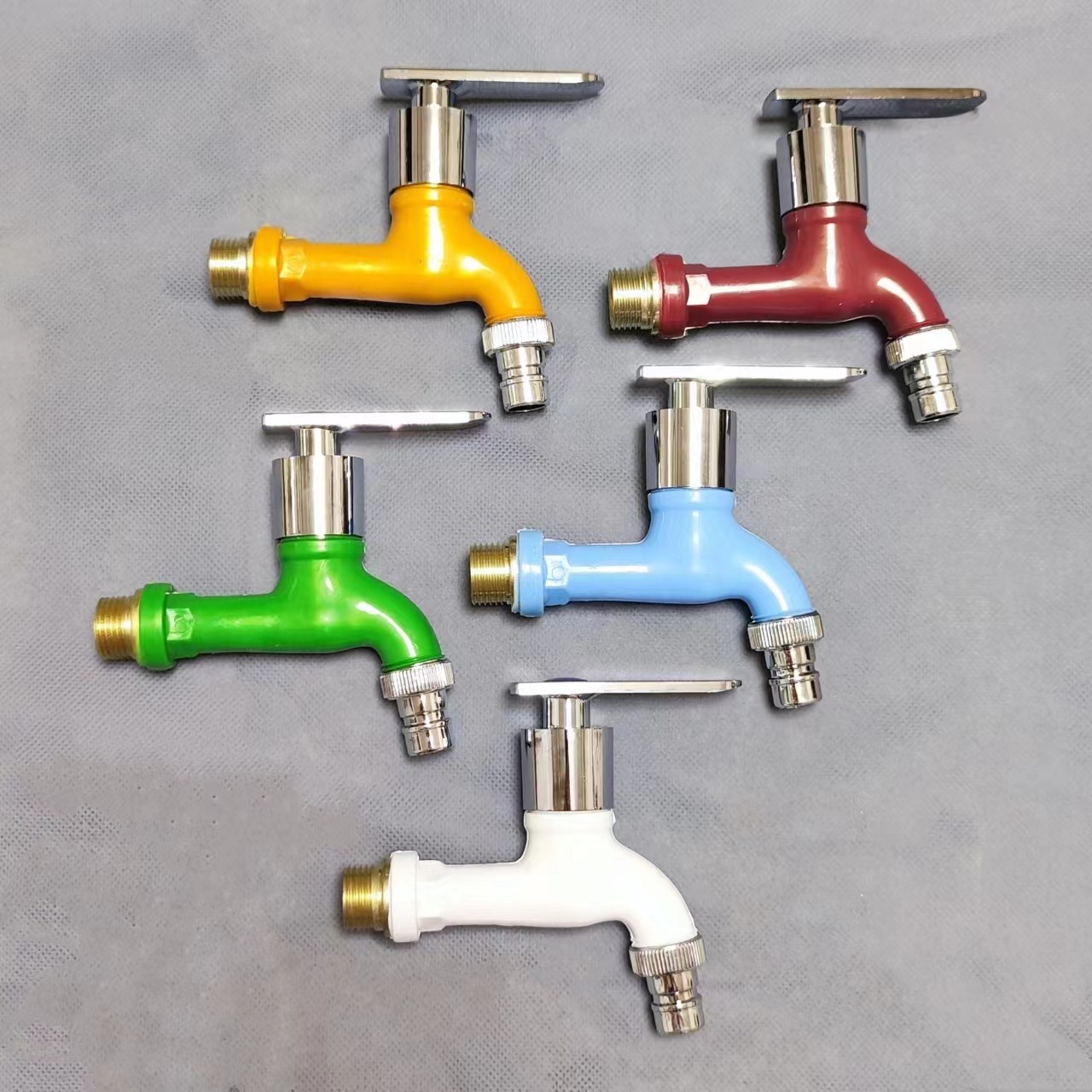 Plastic faucet, pvc faucet, 4-inch faucet, plastic faucet, PP washing machine faucet pic 2