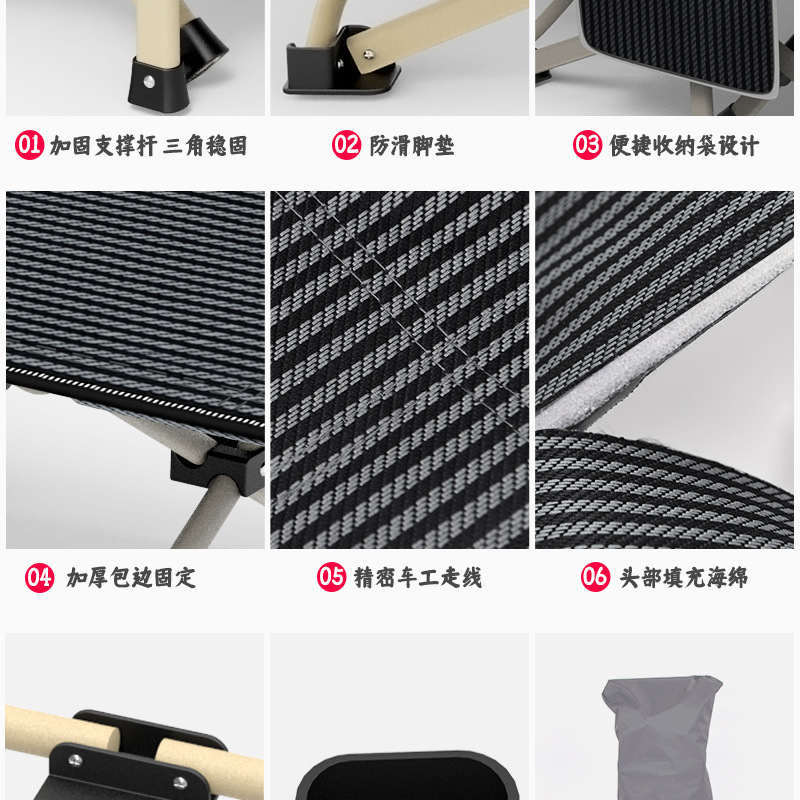 Chuntai folding bed for midday rest, office nap, outdoor Oxford cloth, Army simple and portable single folding bed for companionship pic 20