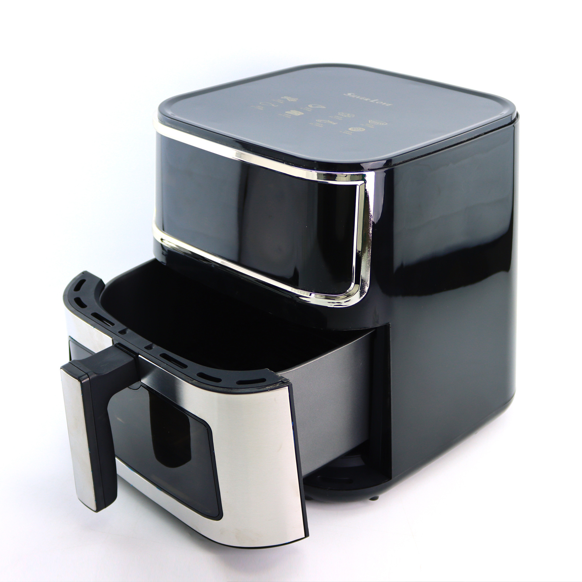 Export 1700W high-power air fryer 12L large-capacity smart touch household visual electric fryer Z209 pic 5