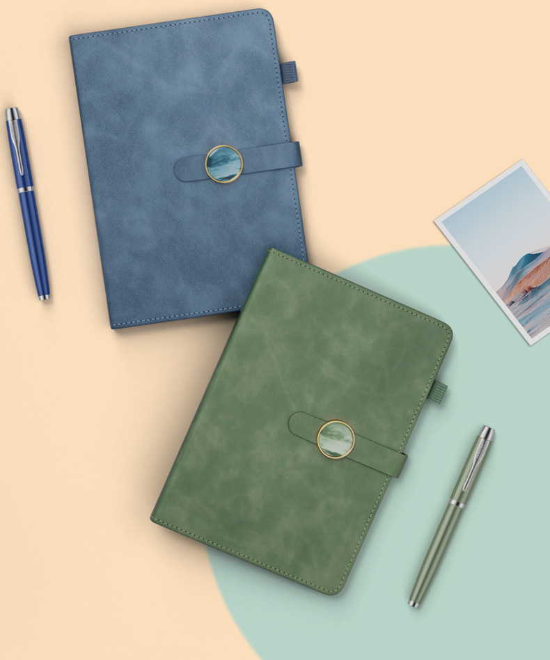 High-end business notebook gift box set, high appearance level, souvenir gift, office customization wholesale, notebook with logo printing pic 4