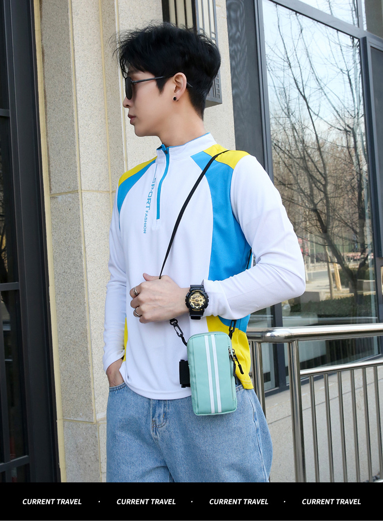 户外跑步手机臂包运动健身装备手机包男女小巧单肩斜挎休闲小背包详情14