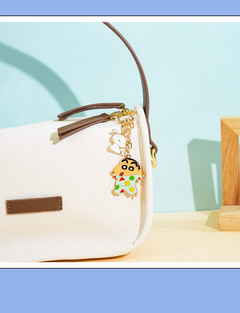 正版蜡笔小新百变系列钥匙扣卡通金属挂件包包挂饰创意小礼品批发详情15