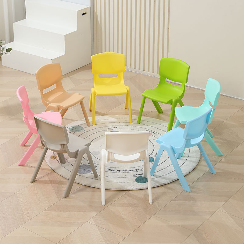幼儿园椅子 加厚儿童塑料靠背椅 学生椅成人椅培训班凳子厂家批发详情4