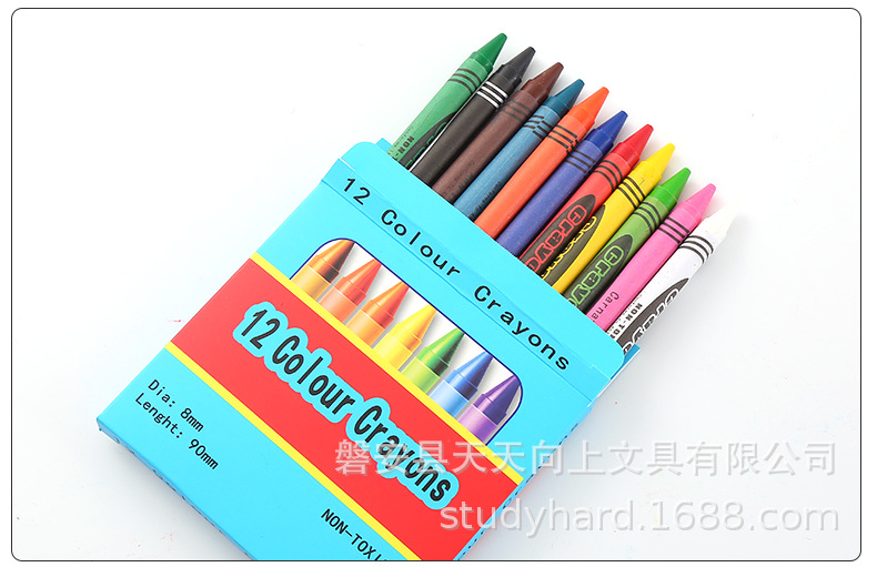 Crayons OEM and customization children painting crayon set详情15