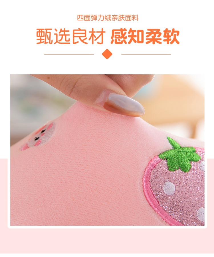 卡通U型枕绣花旅行护颈枕头办公室两用情人节礼物礼品可印logo批详情7