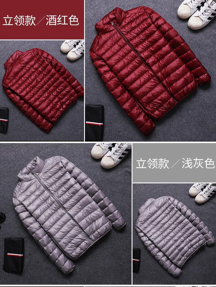 冬季轻薄羽绒棉服连帽男士青年韩版修身棉衣男保暖外套短款棉服潮详情6
