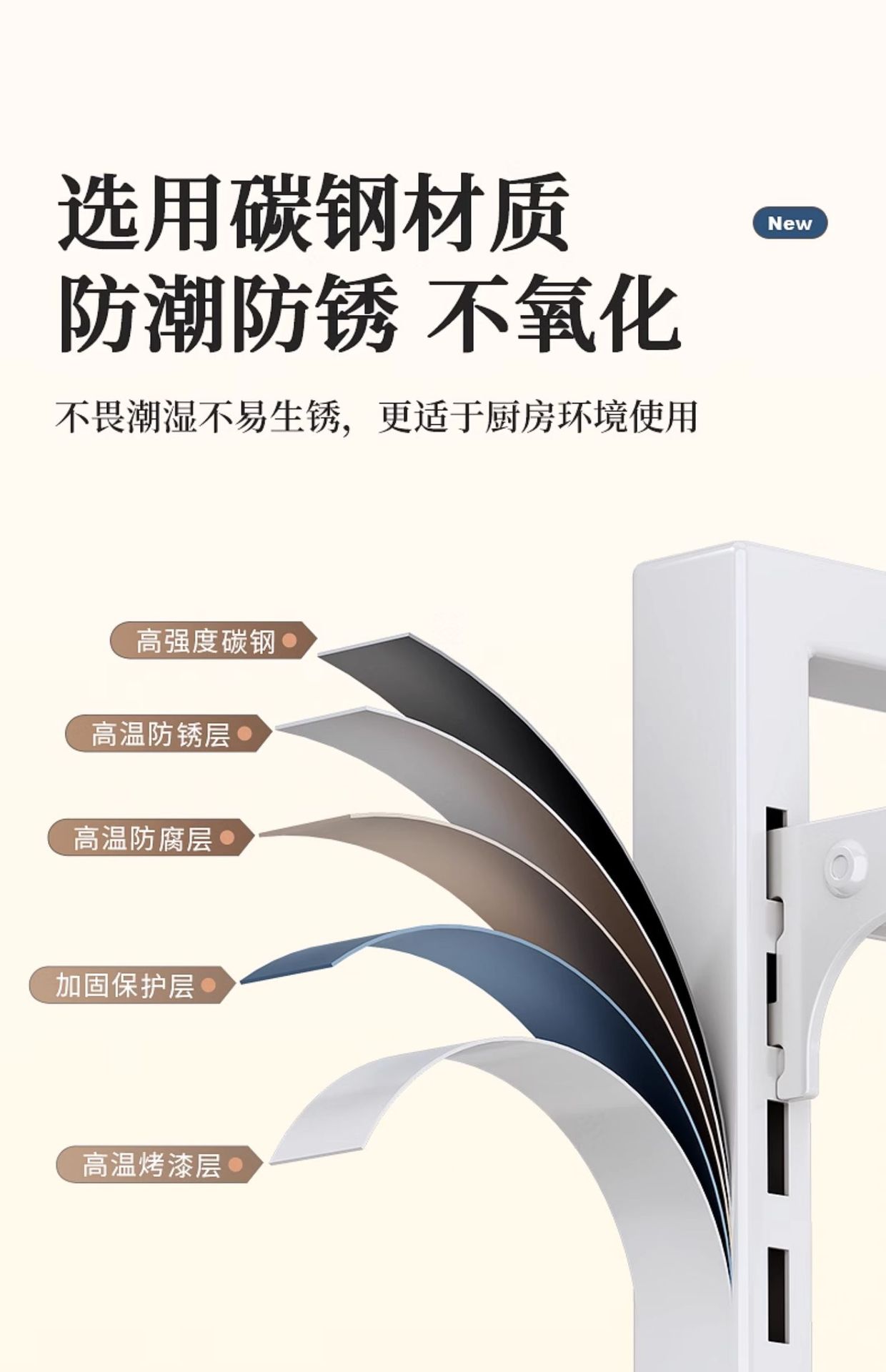 水槽下锅具置物架台面双杯放锅架跨境大锅平底锅收纳橱柜多层收纳详情12