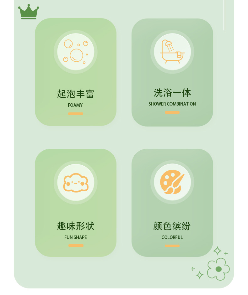 创意刺绣两用搓澡巾强力搓泥澡巾起泡网浴花搓澡巾浴花二合一定制详情5