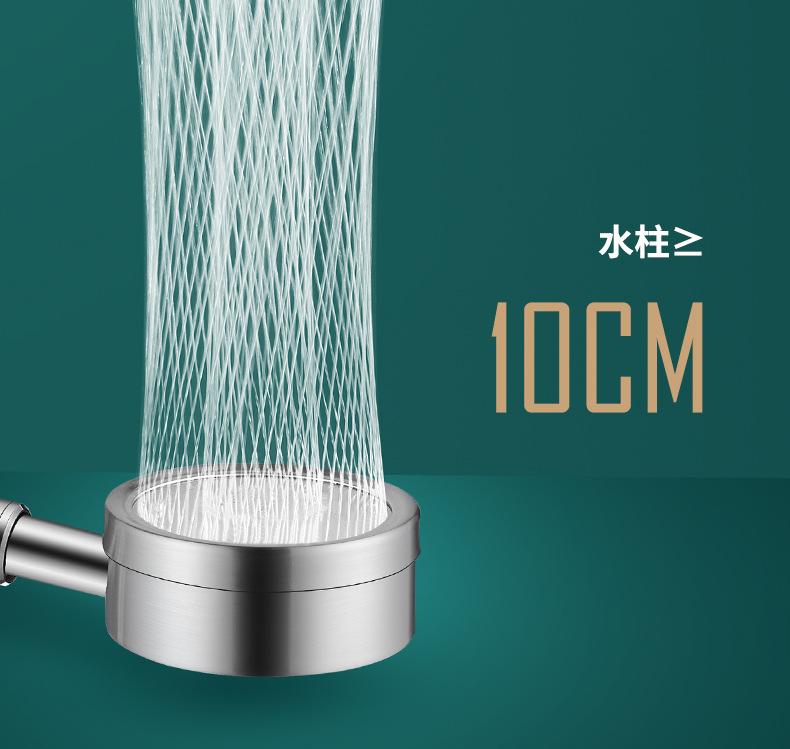 304 stainless steel showerhead set, household Little Waist pressurized handheld showerhead, shower filter showerhead pic 8