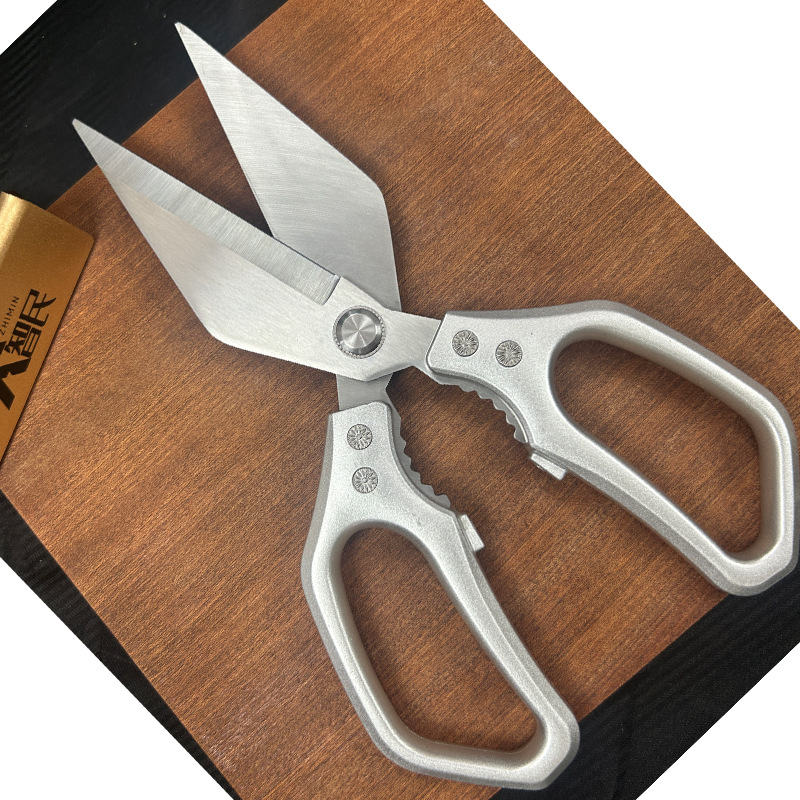 大头剪刀省力不锈钢厨房剪刀鸡鱼肉鸡骨剪刀强力家用食物大剪骨刀详情1