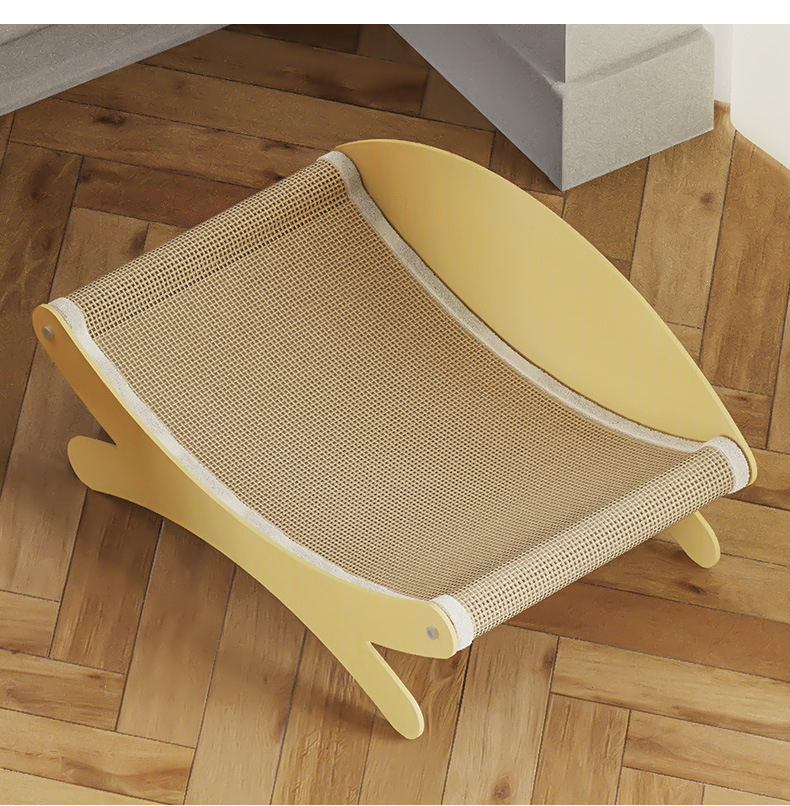 Cross-border supply summer cat rocking beds, pet wooden hammocks, cat rocking chairs, hammocks, factory direct sales, cat beds pic 21