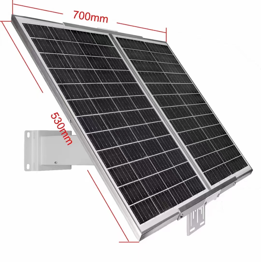 太阳能监控供电系统无电无网户外摄像头供电储能12V锂电池光伏板详情9
