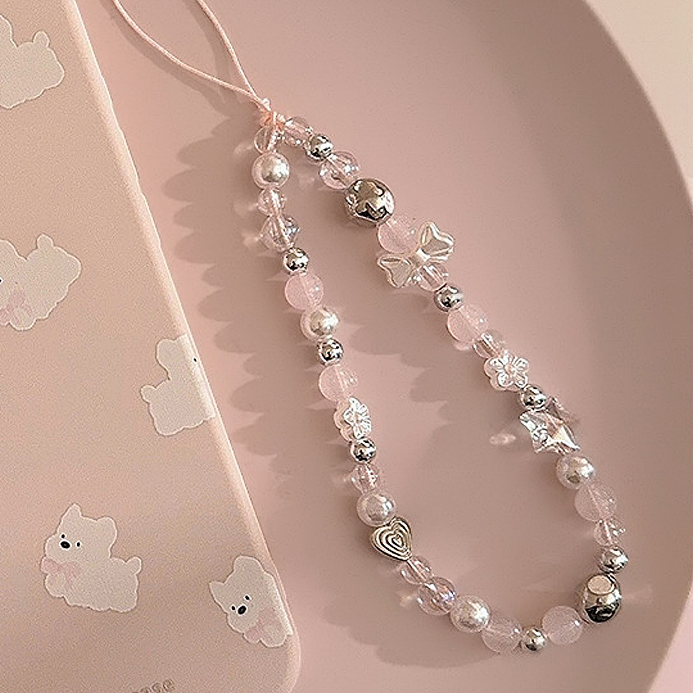 彩色链条手机壳挂绳适用苹果/华为便携手腕带绳个性ins多巴胺挂件详情5