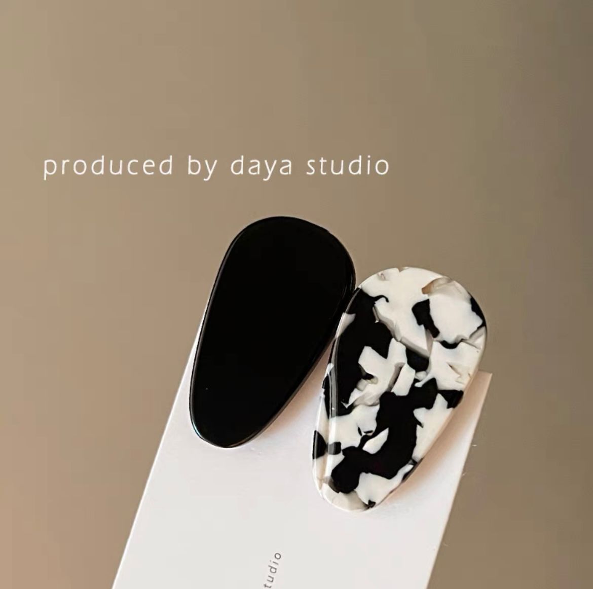 法式又日常 醋酸水滴发夹高级感小众设计气质复古发卡刘海边夹详情23