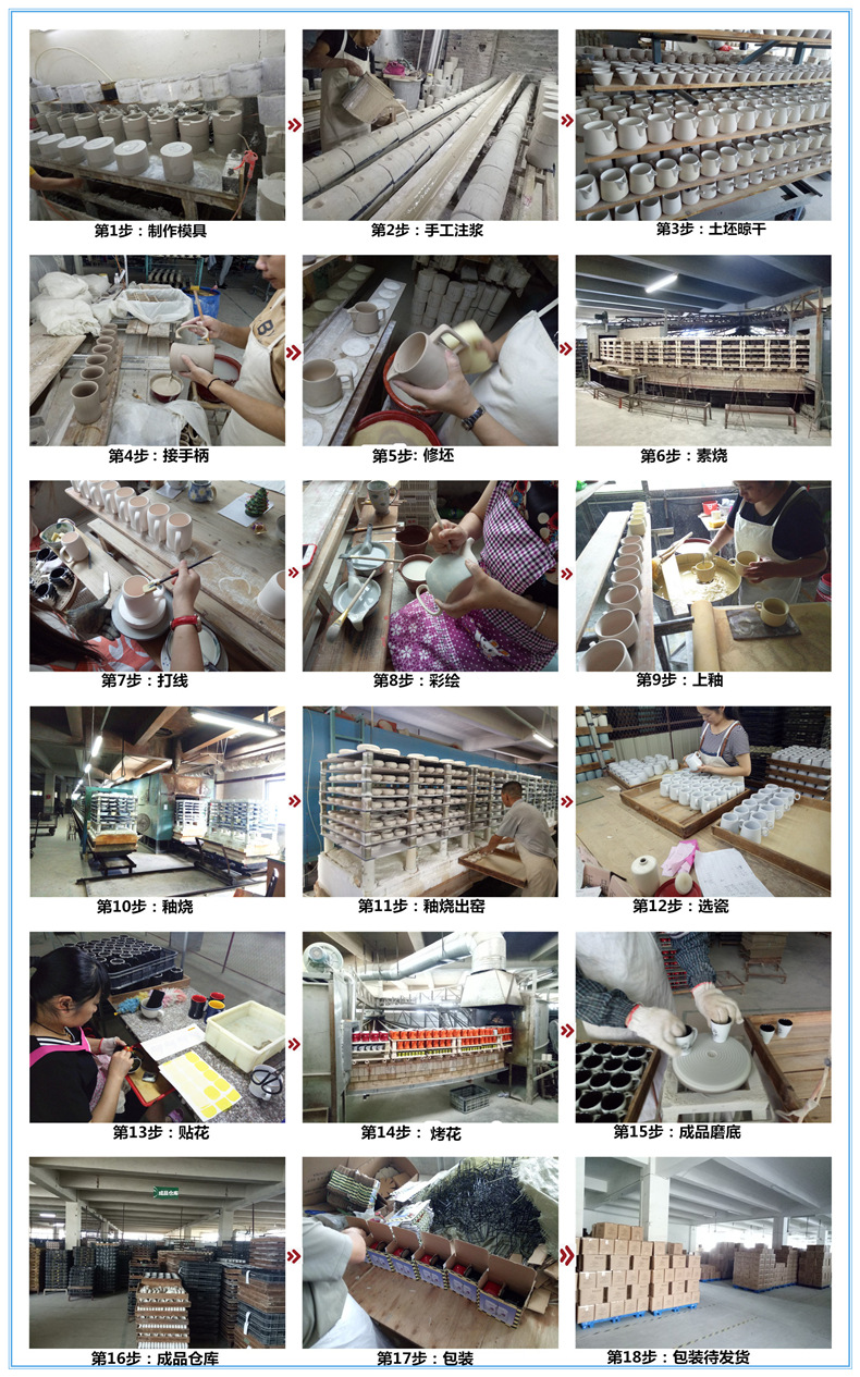 窑变咖啡杯碟套装复古陶瓷杯下午茶卡布奇诺拿铁咖啡杯家用马克杯详情38